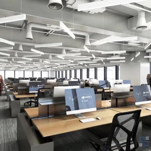 珠海华发办公室效果图施工图深化设计项目